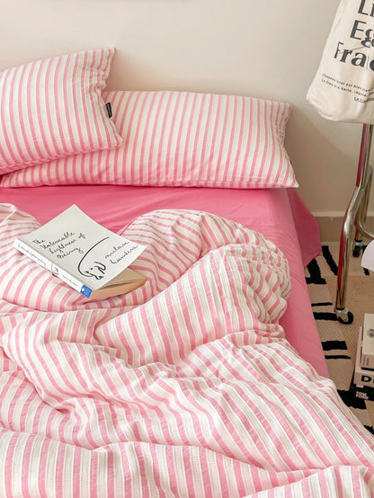 Soft Jacquard Bedding Set / Barbie Hot Pink