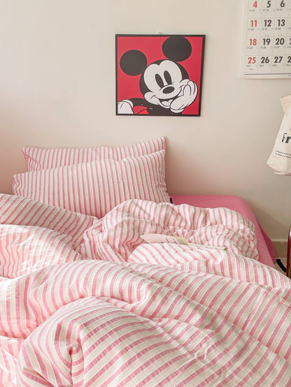 Soft Jacquard Bedding Set / Barbie Hot Pink