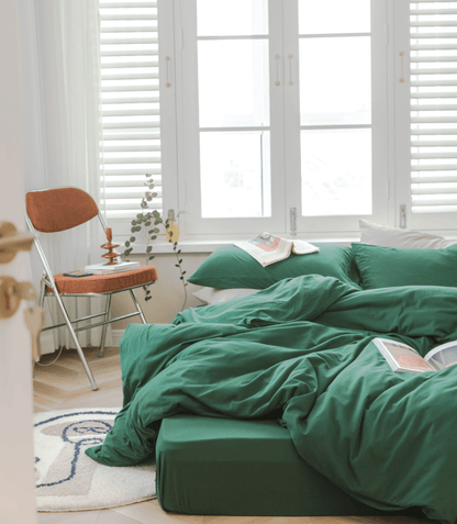 Solid Bedding Set / White