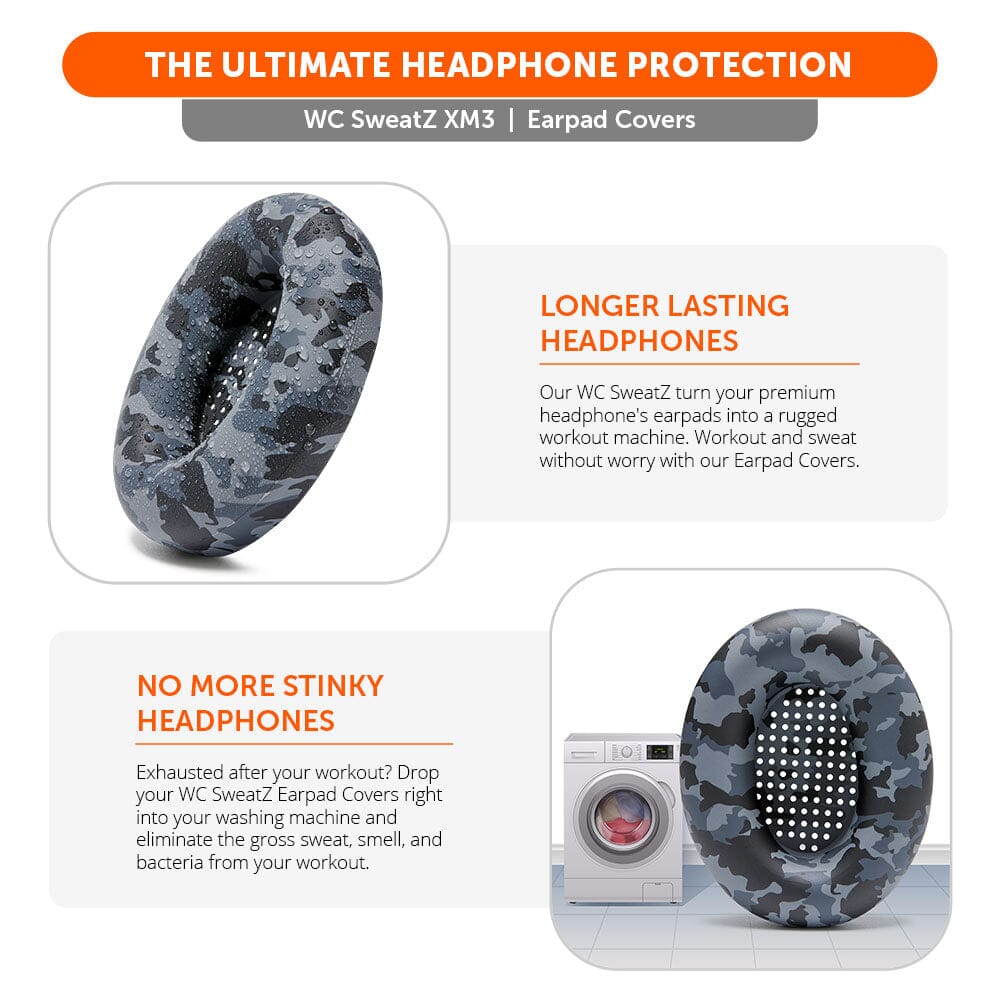 Sony WH-1000XM3 Earpad Sweat Covers - WC SweatZ