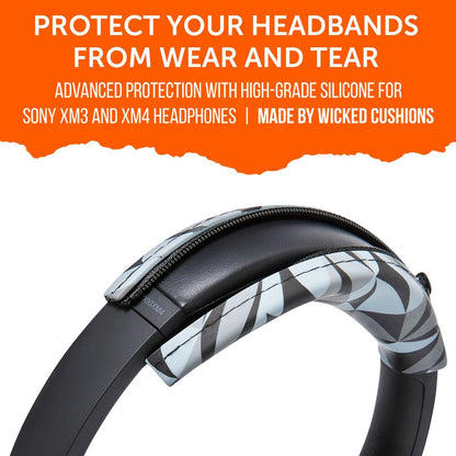 Sony XM3 & XM4 Silicone Headband Cover - WC BandZ XM3 & XM4