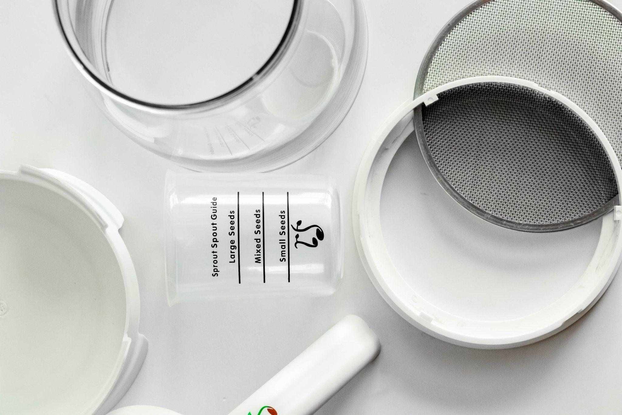 Sprout Spout Broccoli Starter Kit: Sprout Spout + 4oz or 1lb seeds + Free Sprout Scoop