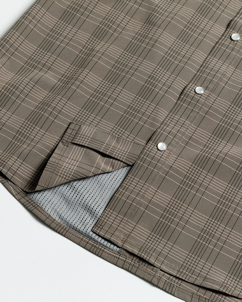 Deke SS Shirt - Beluga Brown