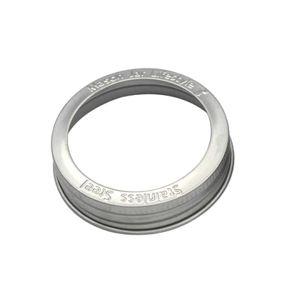 Rust Proof Stainless Steel Bands / Rings for Mason Jars 5 Pack