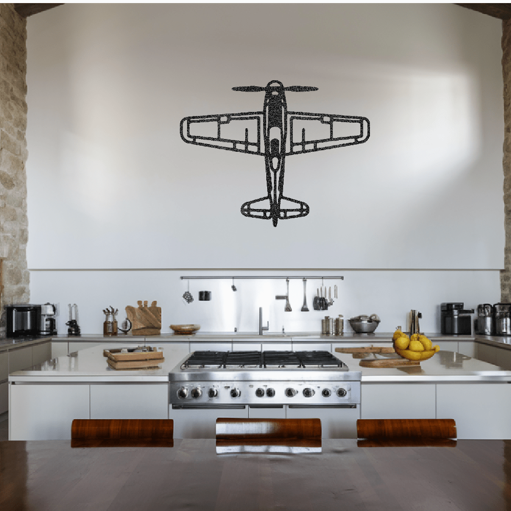 Airplane metal art Retro Aviation Gift for Him