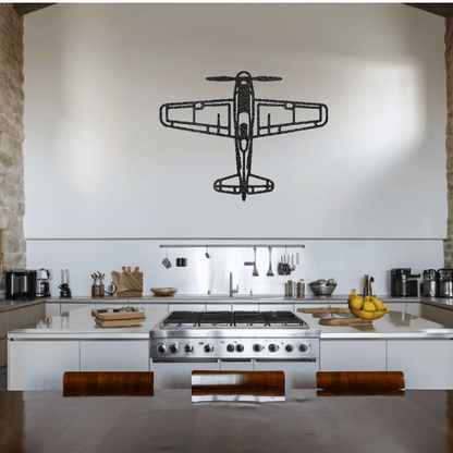 Airplane metal art Retro Aviation Gift for Him