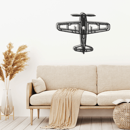 Airplane metal art Retro Aviation Gift for Him