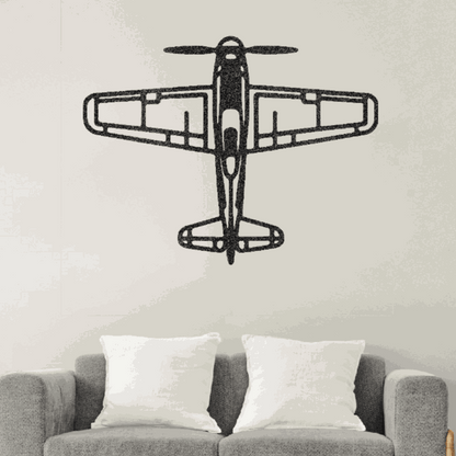 Airplane metal art Retro Aviation Gift for Him