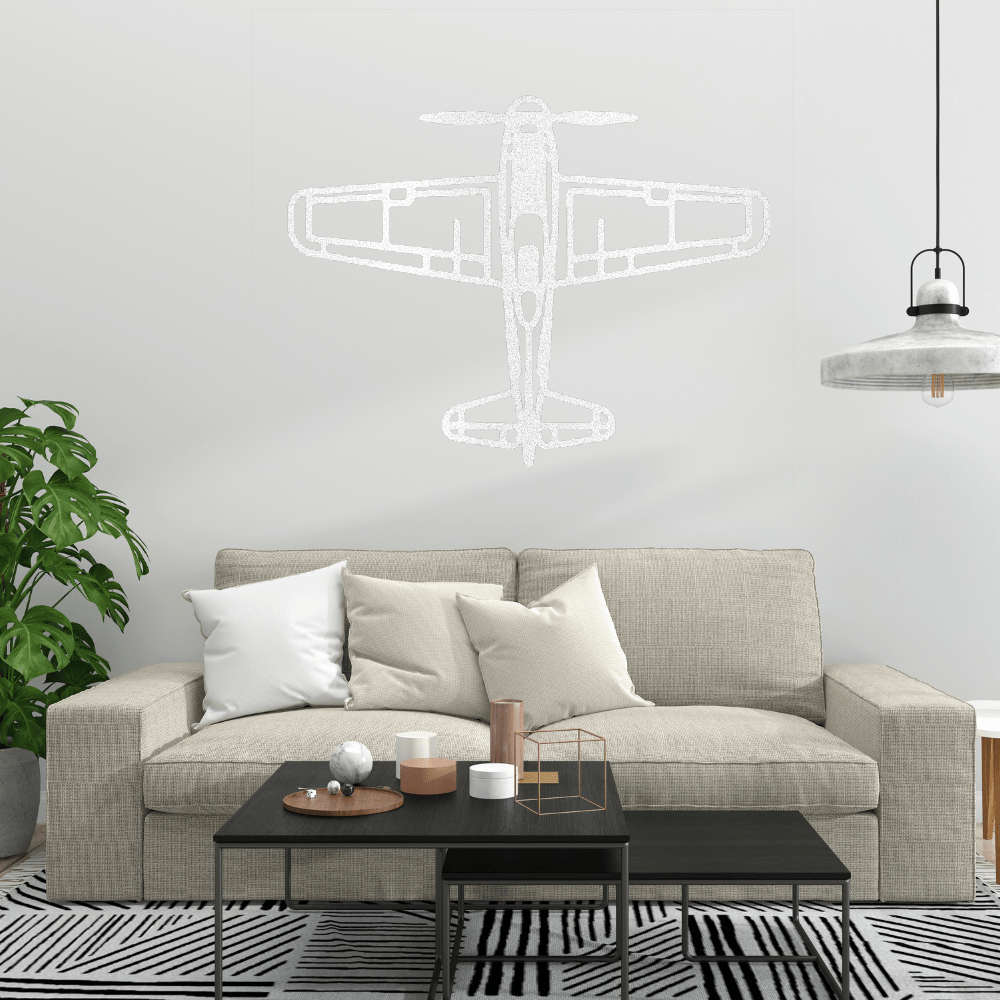 Airplane metal art Retro Aviation Gift for Him
