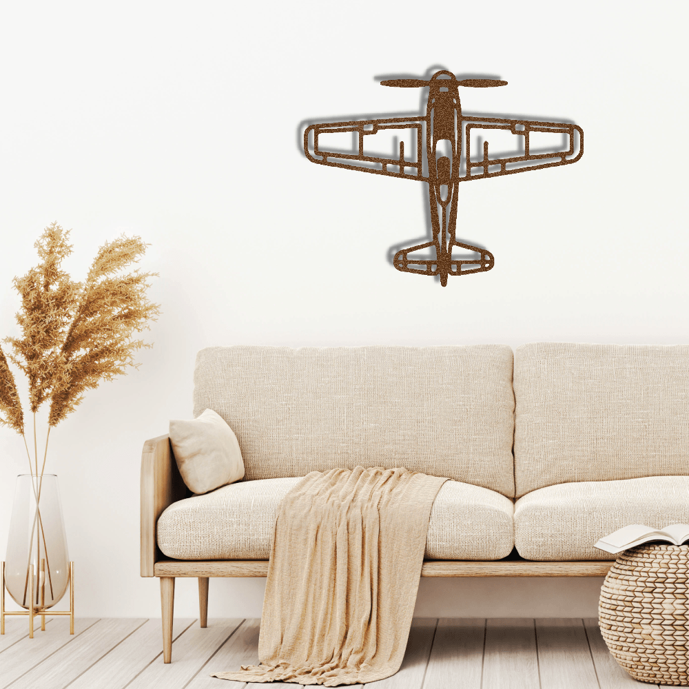 Airplane metal art Retro Aviation Gift for Him