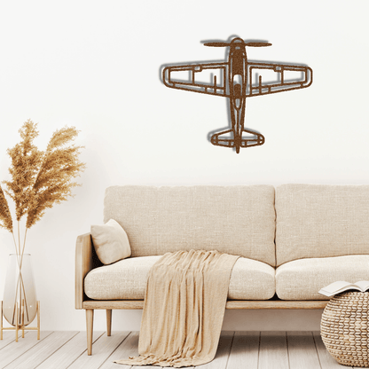 Airplane metal art Retro Aviation Gift for Him