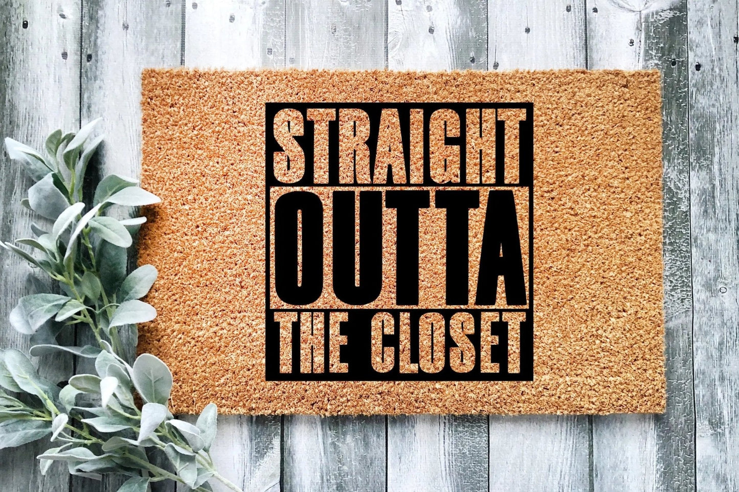 Straight Outta The Closet Doormat