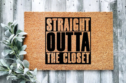 Straight Outta The Closet Doormat