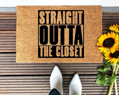 Straight Outta The Closet Doormat