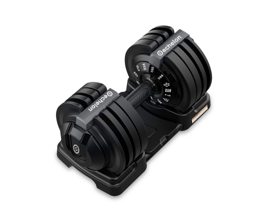 Echelon Strength Adjustable Dumbbells with Stand