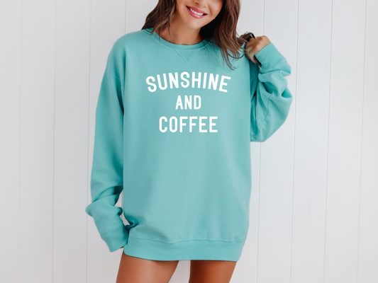 Sunshine & Coffee Crewneck Sweatshirt