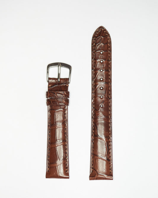 Chestnut Genuine Matte Alligator | h2005