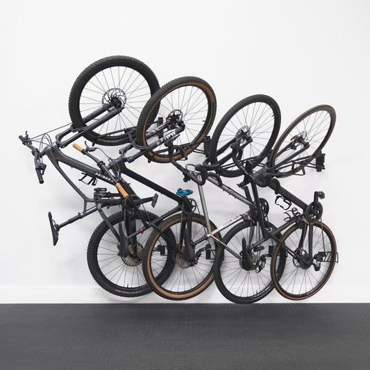 SwivelStow No-Lift Road & Gravel Bike Rack | 4 Pack