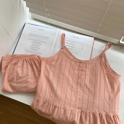 Tank Shorts Pajama Set (4 Colors)