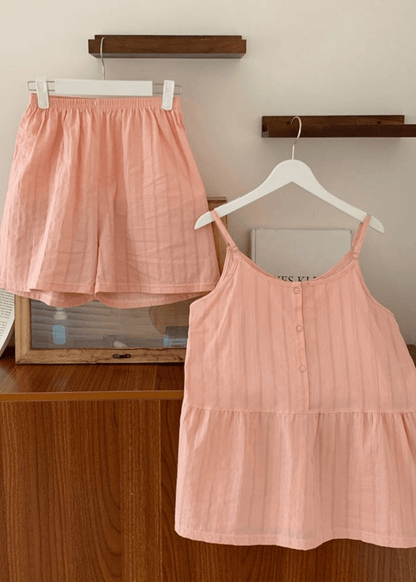 Tank Shorts Pajama Set (4 Colors)