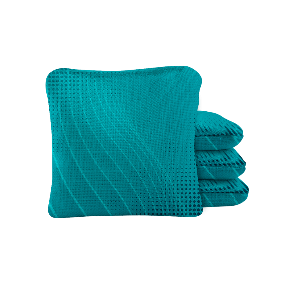 Teal NXT Shield Cornhole Bags