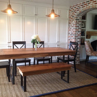 Rustic Industrial Dining Table