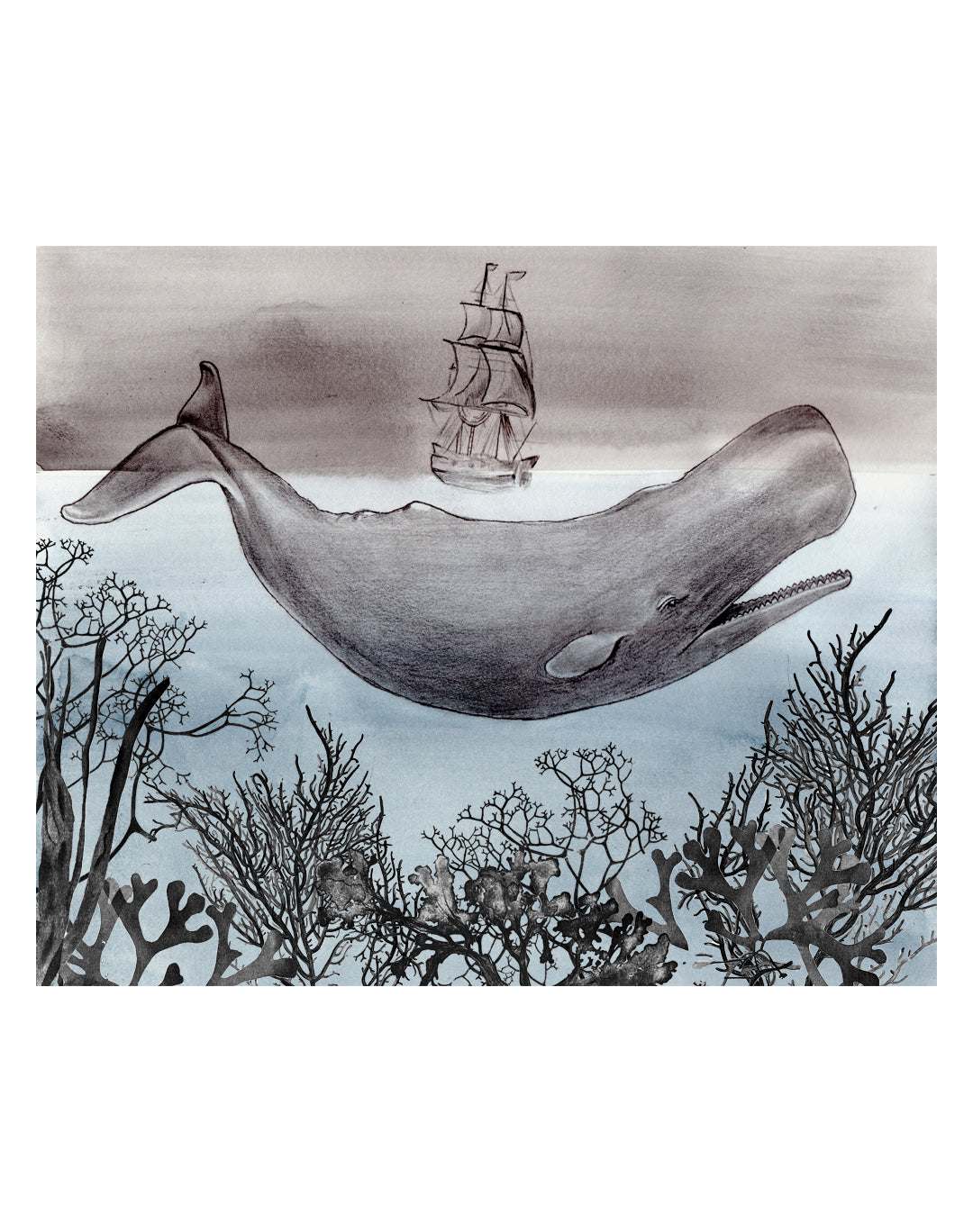 The Sea Art Print – Archival Coastal Wall Art
