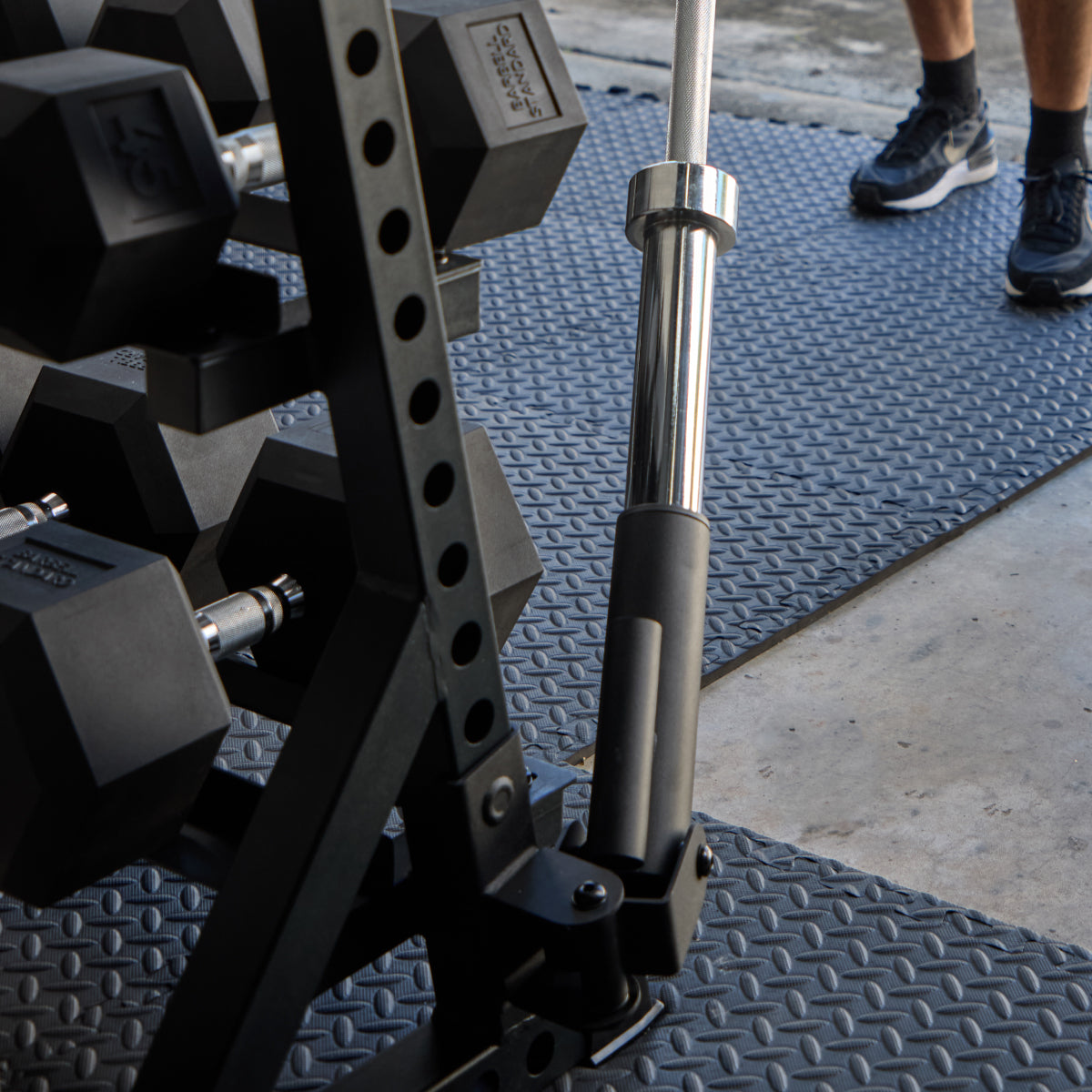 Three-Tier Dumbbell Rack