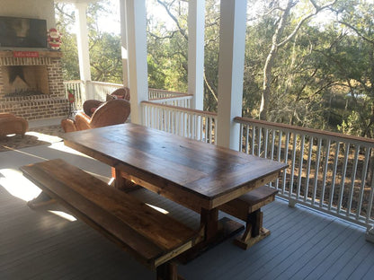 Trestle Farmhouse Dining Table