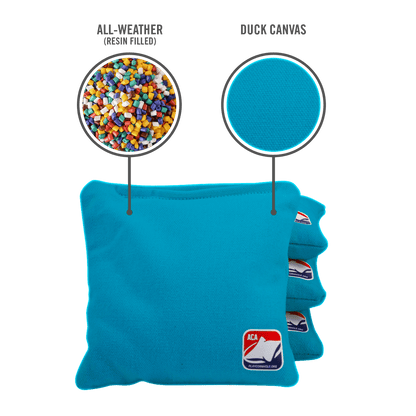 Turquoise Daily 66x Cornhole Bags
