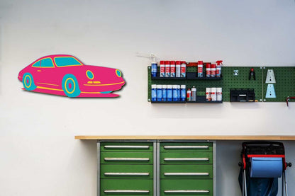 Sports Car Metal Art