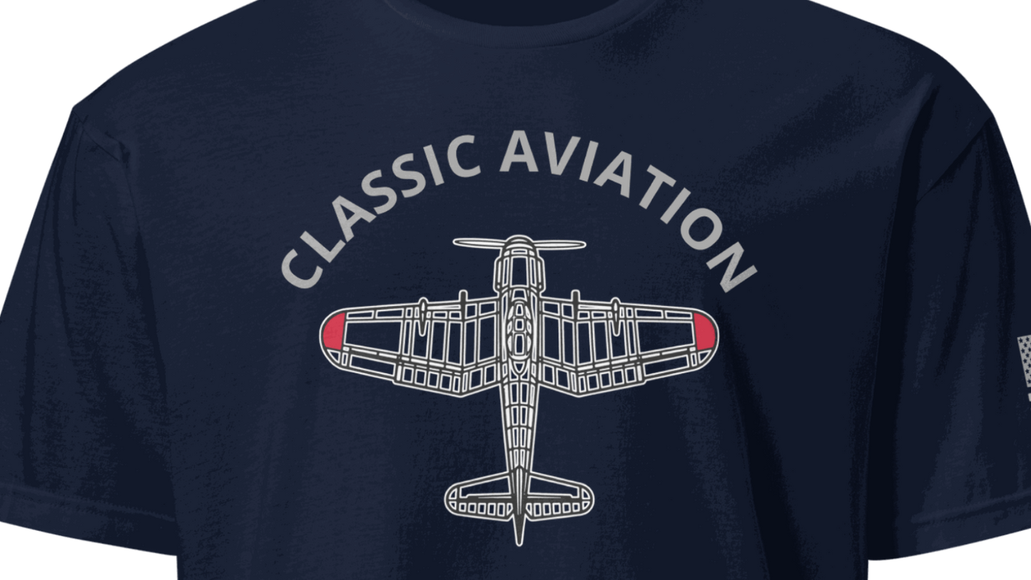 Aviation T-Shirt Classic Pilot Gift