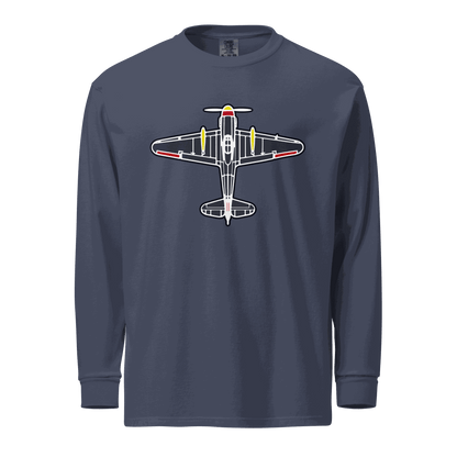 Aviation Graphic long-sleeve shirt