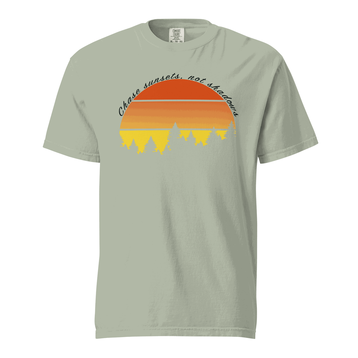Camping Gift Chase Sunsets Not Shadows Unisex t-shirt