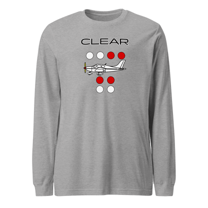 Clear to land propeller Unisex Long Sleeve Tee