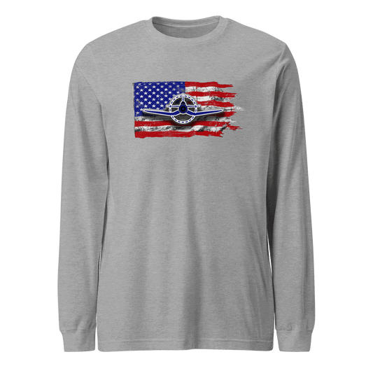 Airplane Tee F4U Unisex Long Sleeve Tee