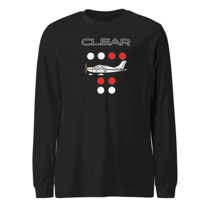Clear to land propeller Unisex Long Sleeve Tee