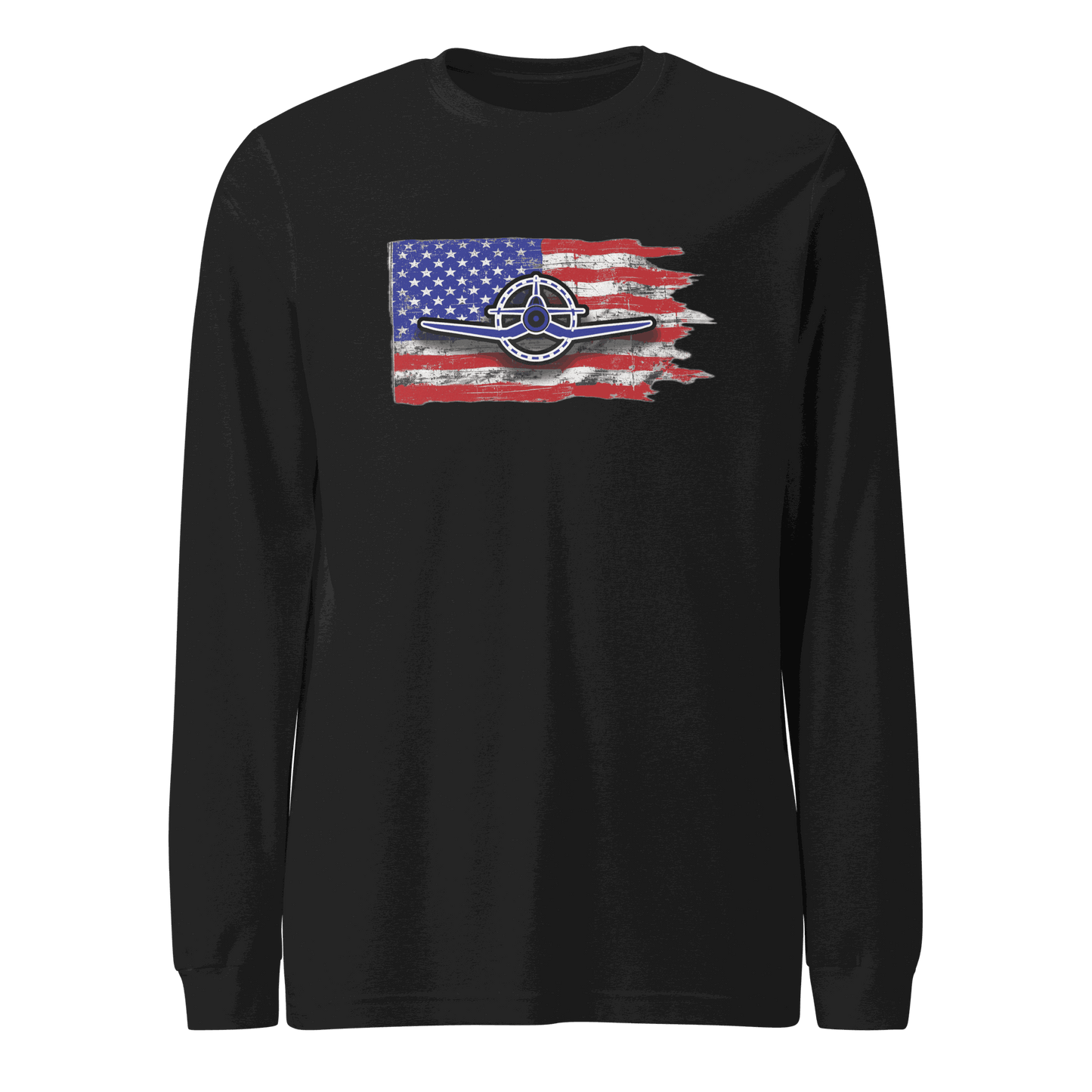 Airplane Tee F4U Unisex Long Sleeve Tee