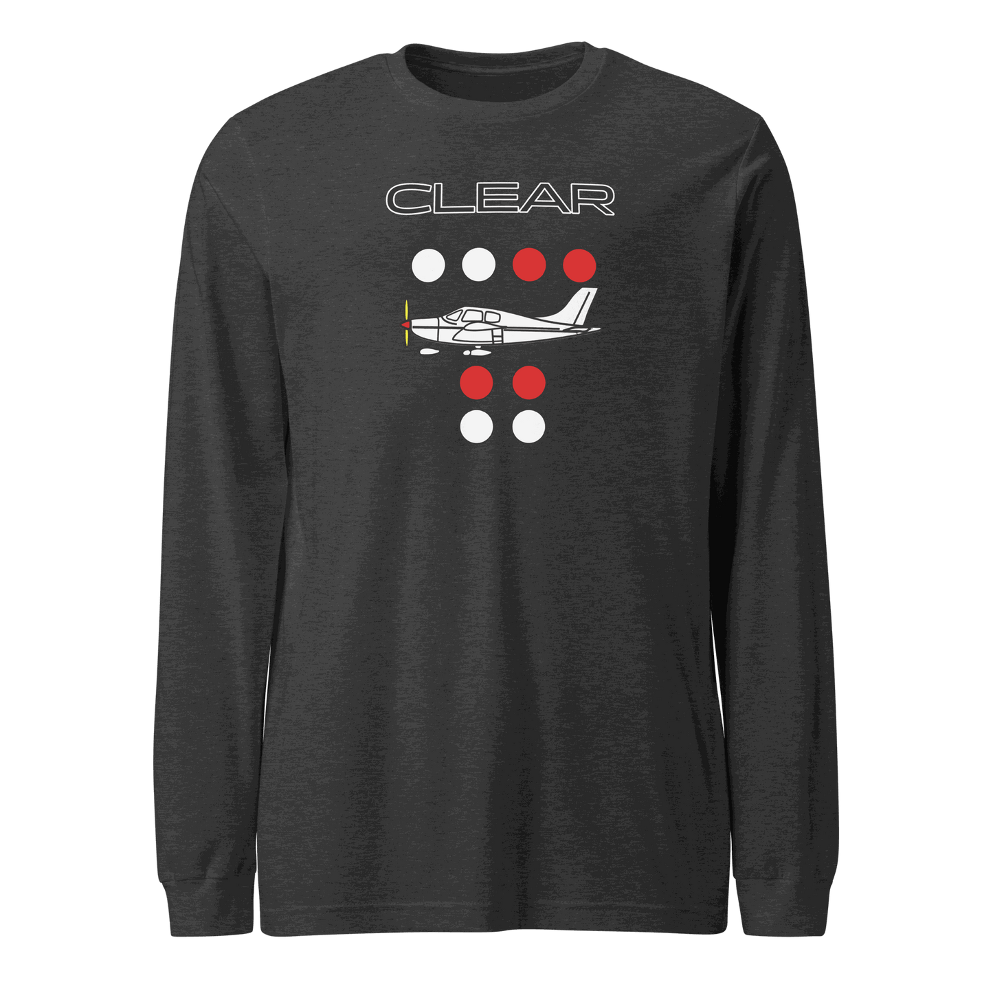 Clear to land propeller Unisex Long Sleeve Tee