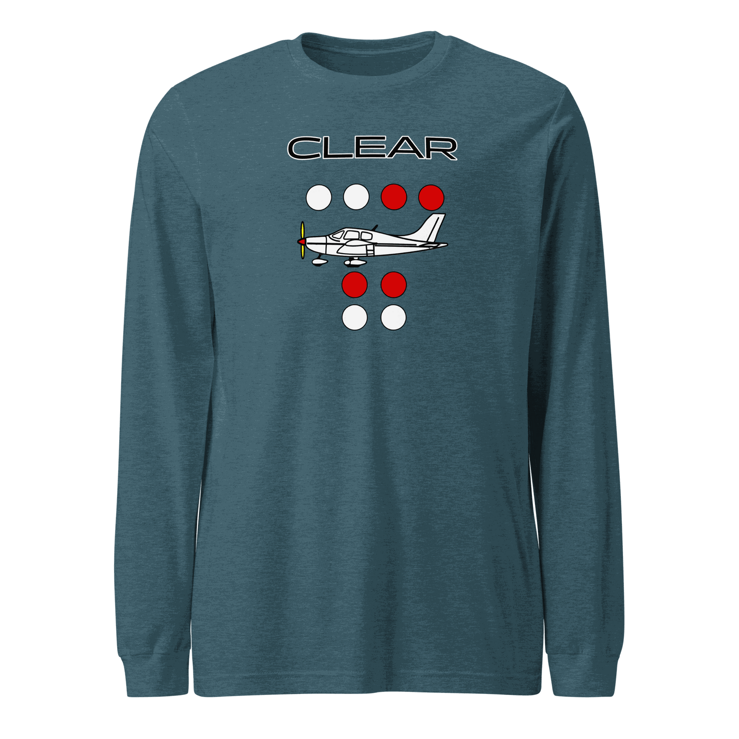 Clear to land propeller Unisex Long Sleeve Tee