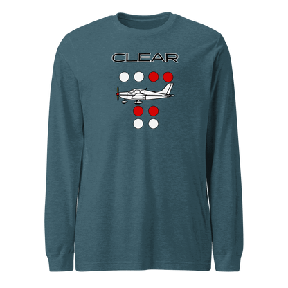 Clear to land propeller Unisex Long Sleeve Tee