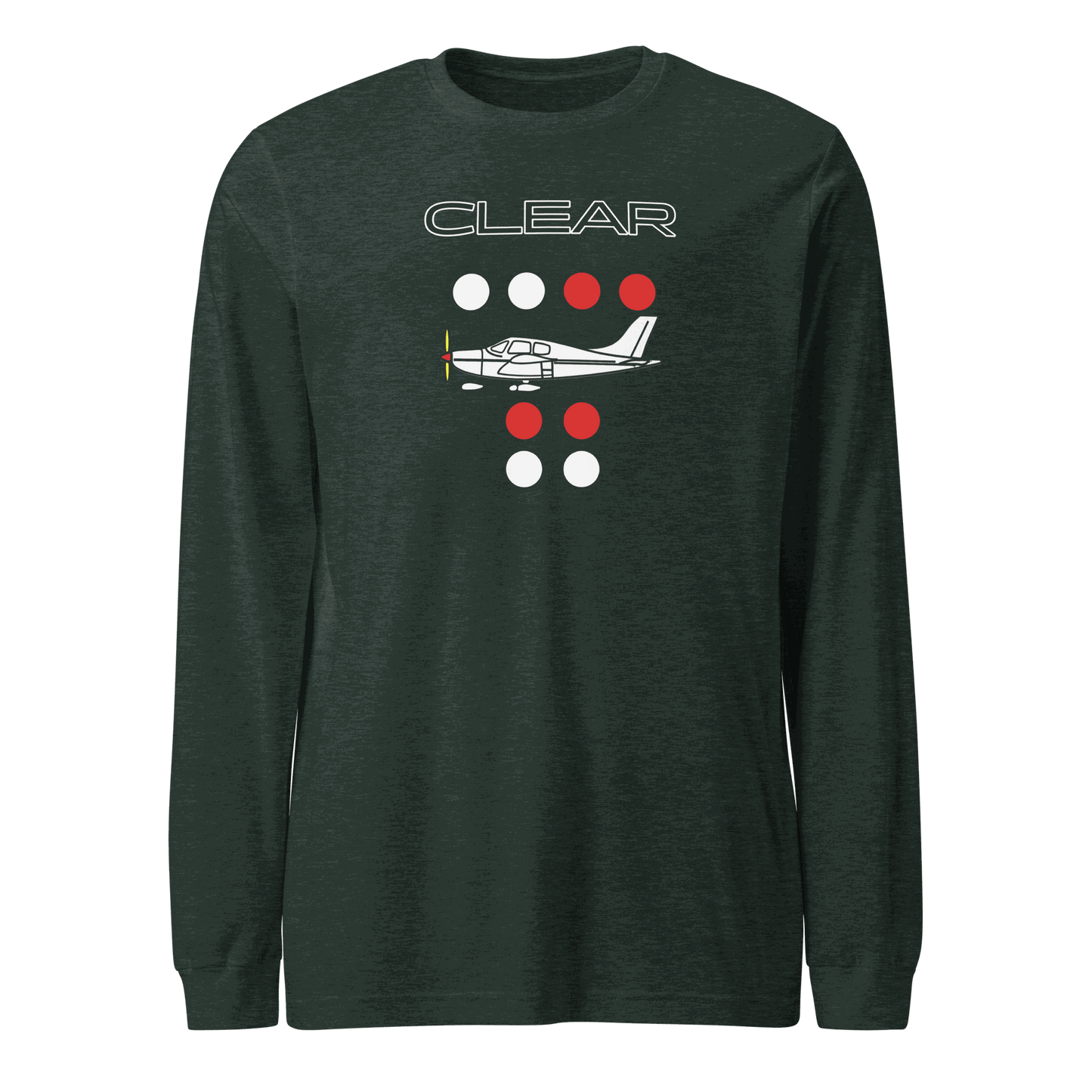 Clear to land propeller Unisex Long Sleeve Tee