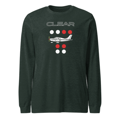 Clear to land propeller Unisex Long Sleeve Tee