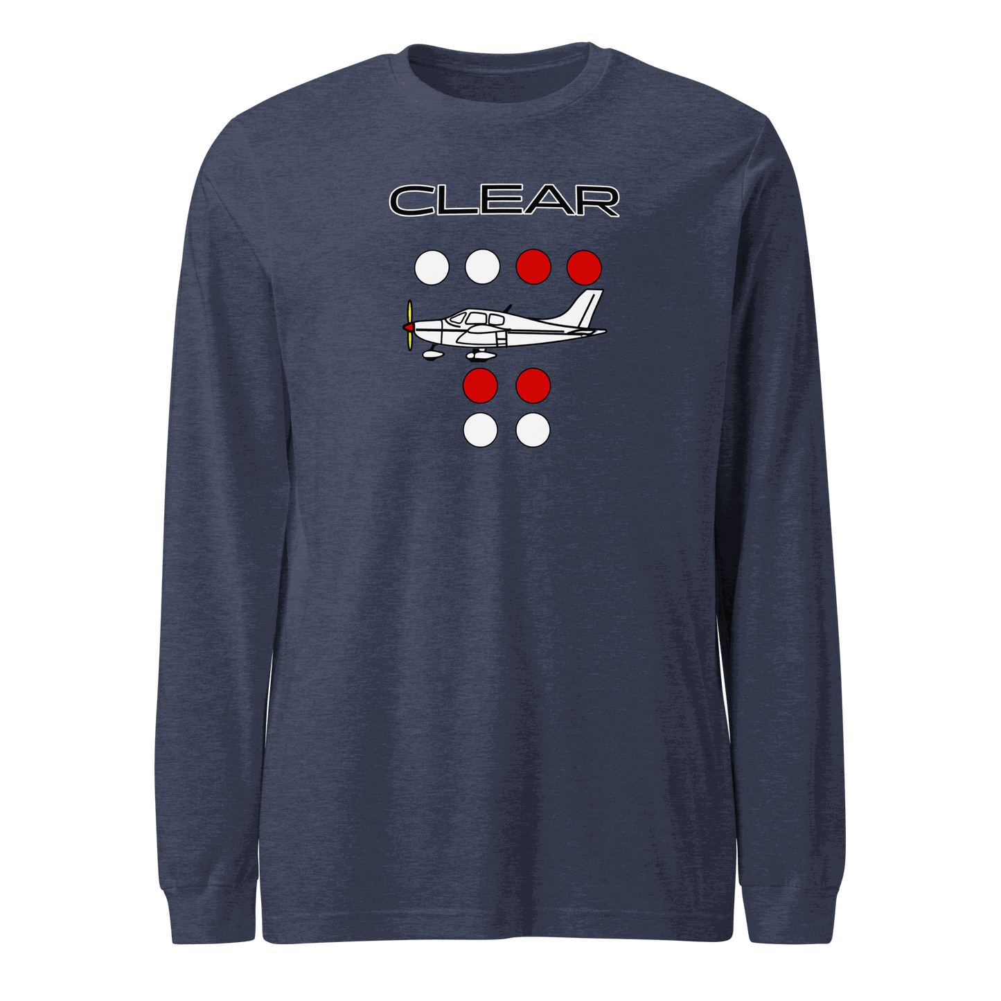 Clear to land propeller Unisex Long Sleeve Tee