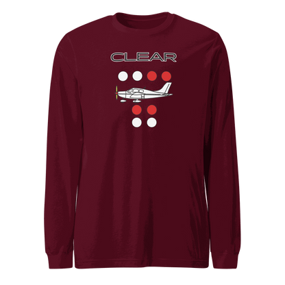 Clear to land propeller Unisex Long Sleeve Tee