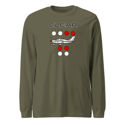 Clear to land propeller Unisex Long Sleeve Tee