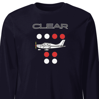 Clear to land propeller Unisex Long Sleeve Tee