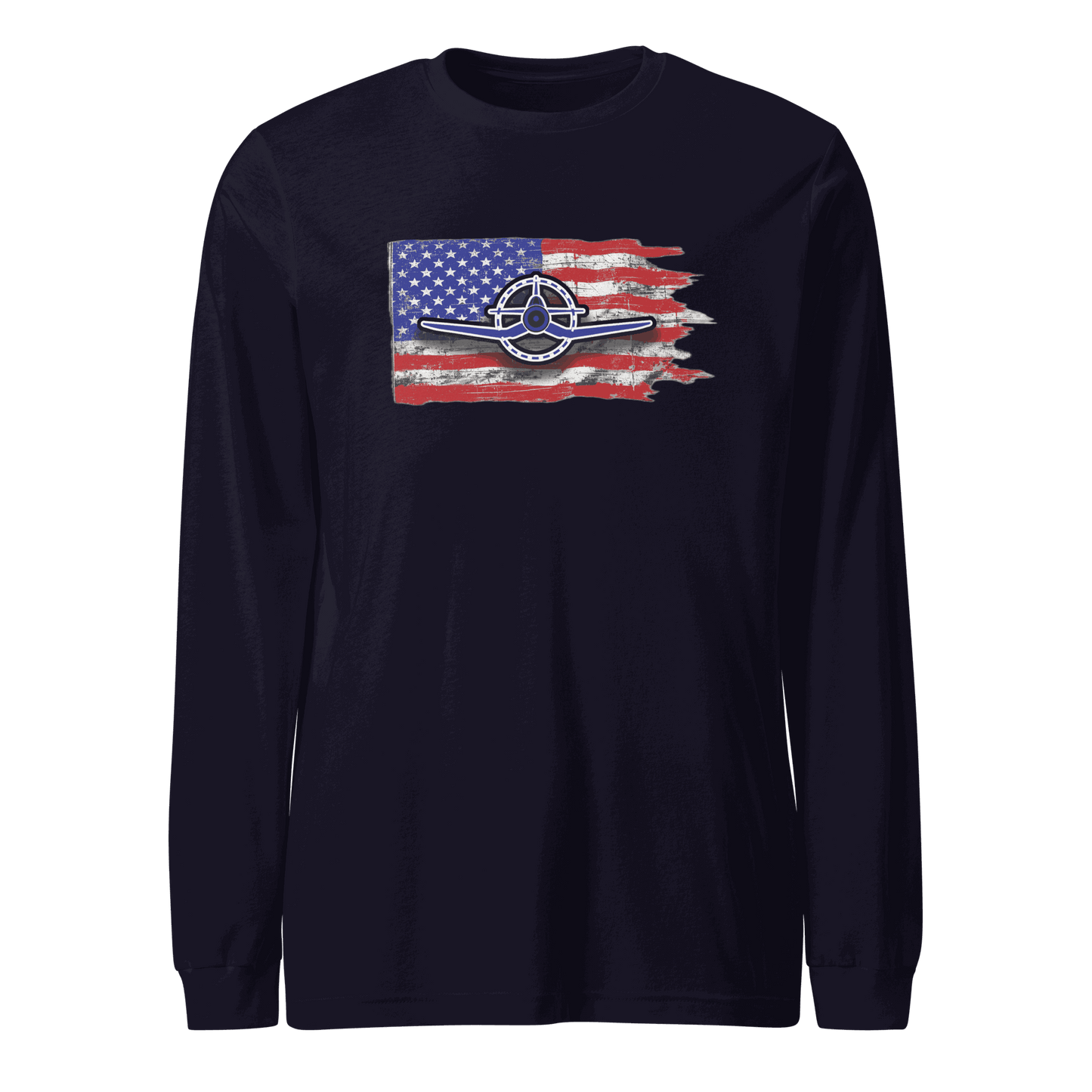 Airplane Tee F4U Unisex Long Sleeve Tee