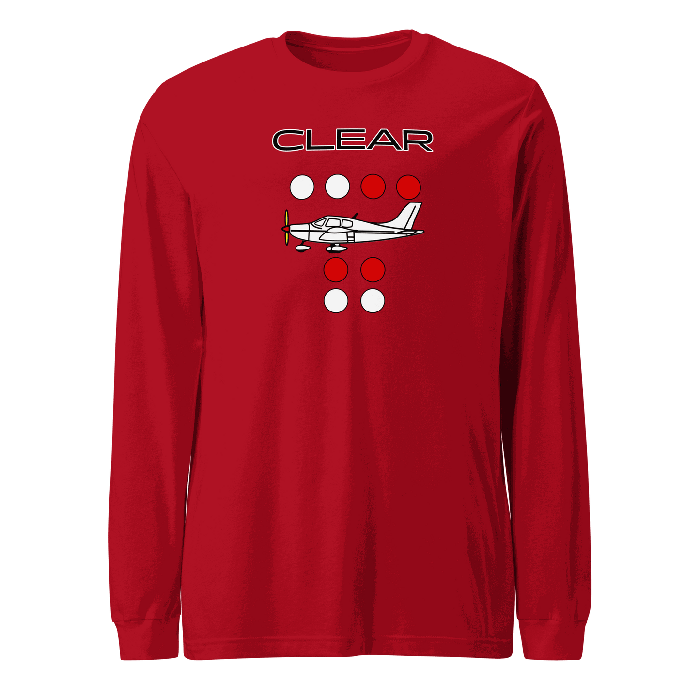 Clear to land propeller Unisex Long Sleeve Tee