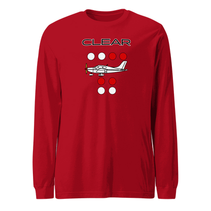 Clear to land propeller Unisex Long Sleeve Tee